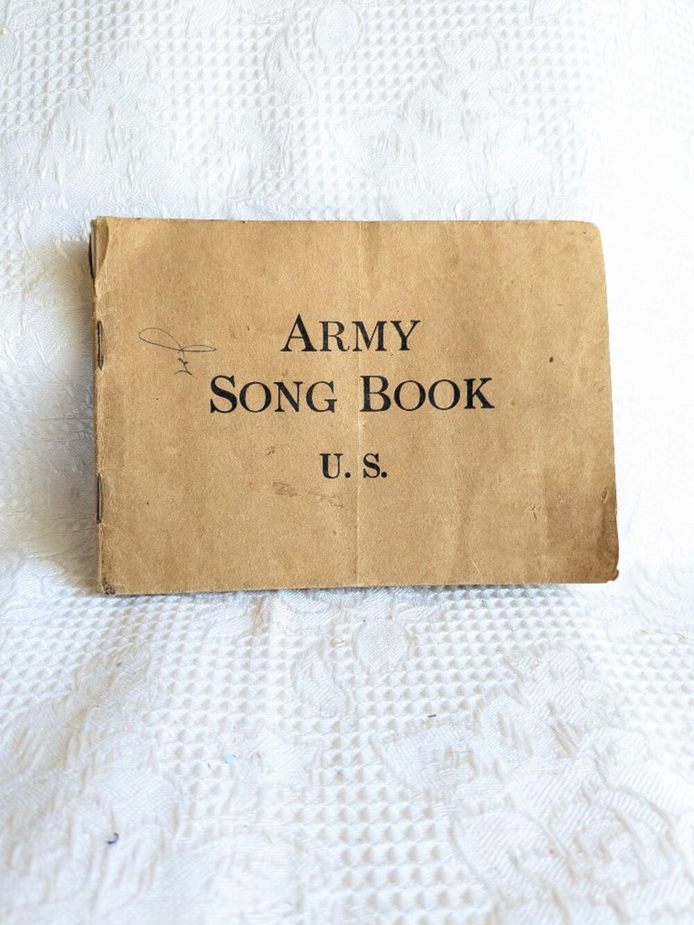 Vintage 1918 WWI U.S. Army Song Book - Military Memorabilia